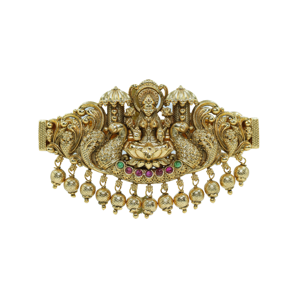 Artisan Crafted Temple Jewellery Hair Clip | Premium Ethnic Hair Ornament : V-132