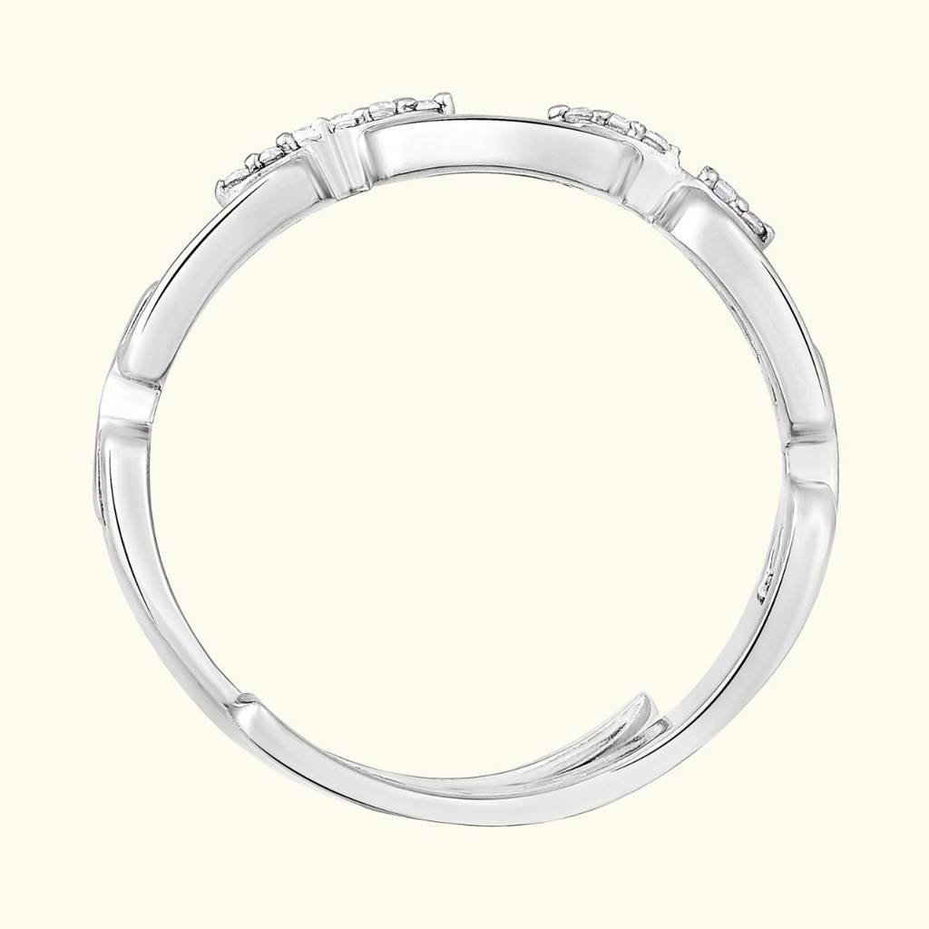 Chic Silver Ring : 07-SADR-7