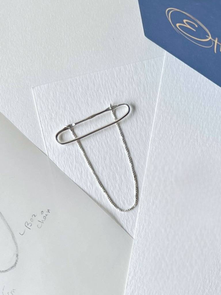 Amrapali Box Cuff Silver No Piercing : EBECD-S