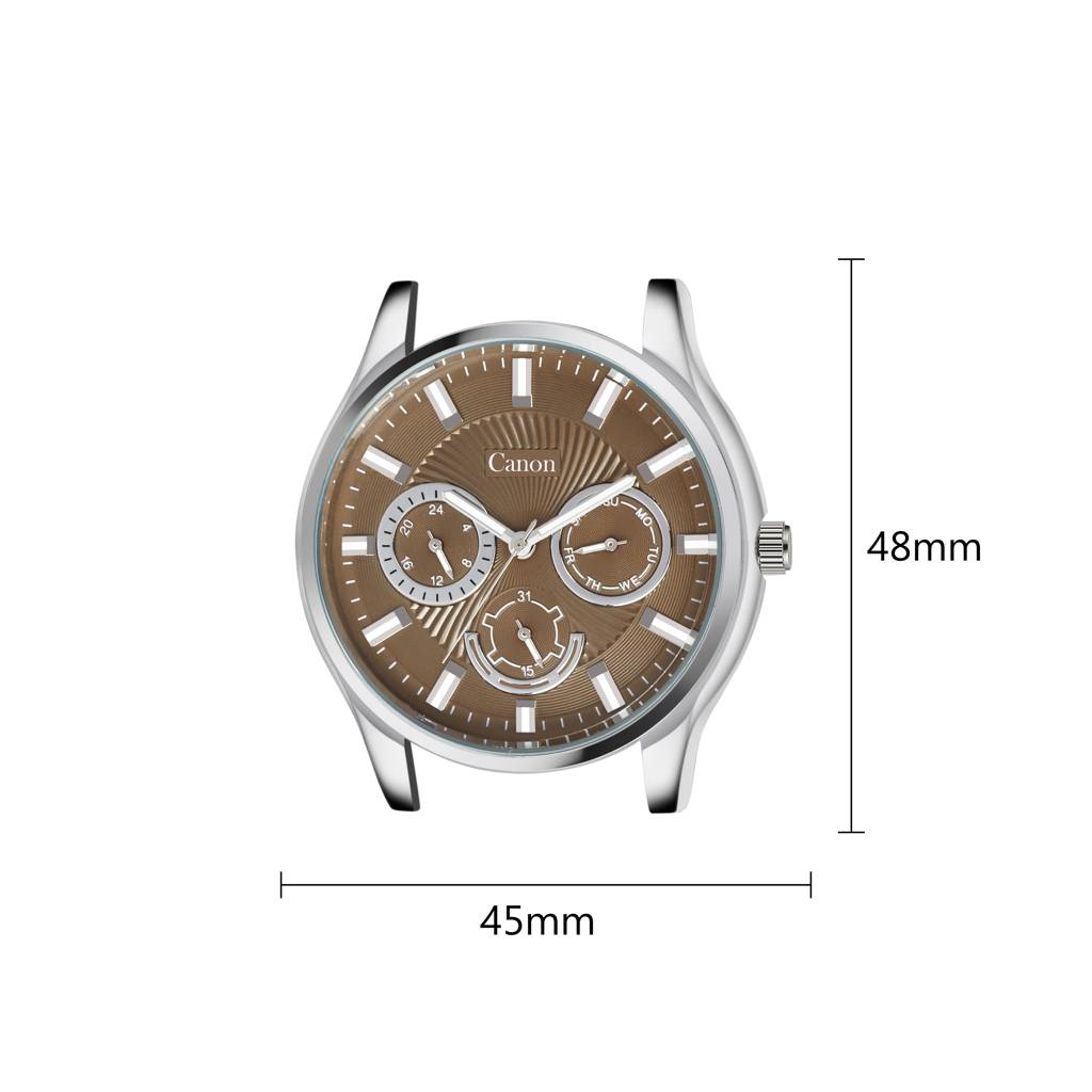 Dominion Series Brown Wave Dial Multi-Function Watch - 470 : CN-470