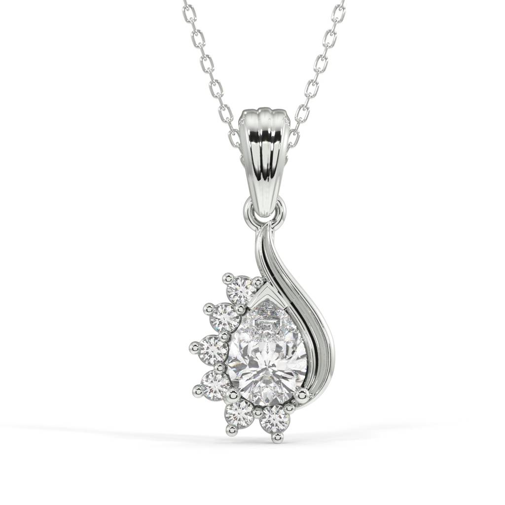 Bella Pendant Necklace : SLVR-PYG-46