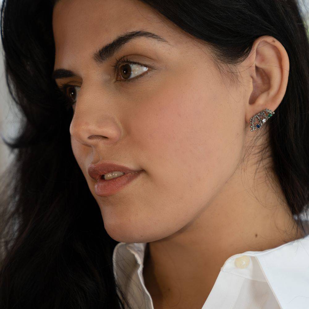Textured Mini Stud Earrings