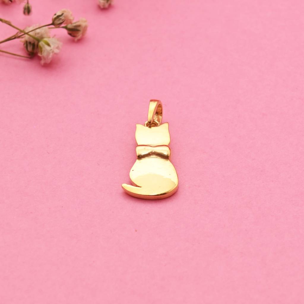 925 Pure Silver Cat Inspired Pendant For Girls And Kids-Pen1009 : PEN1009