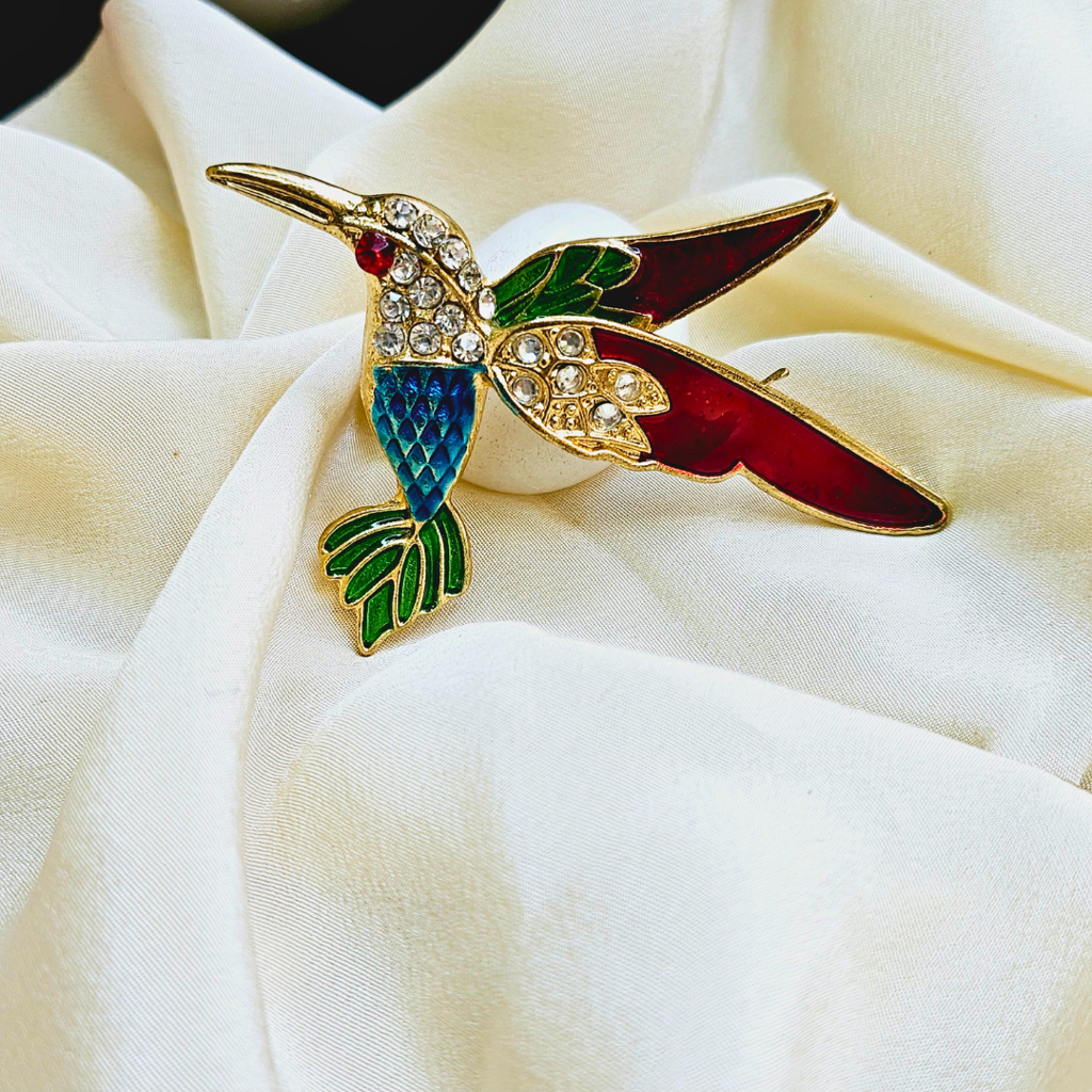 Enamel Bird Brooch : BR001
