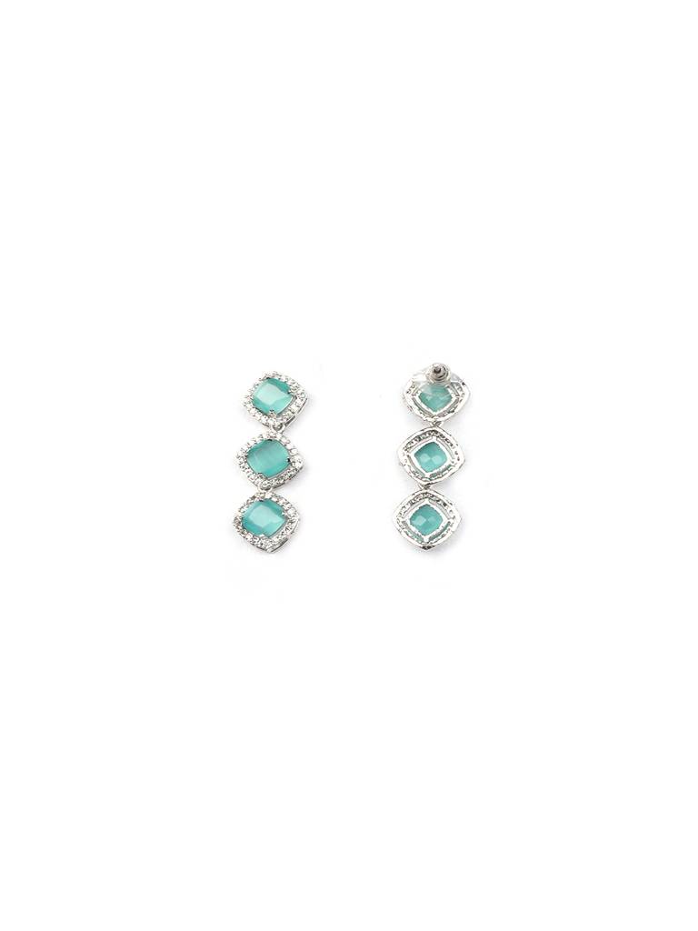 Â Eternal Sparkle:  Ad Sleek Necklace Set : AD132MINT