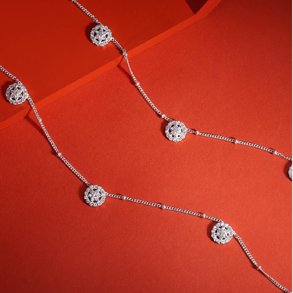 Silver 92.5 Single Circle Anklet : Silver 92.5 Single Circle Anklet : Z125SG002N058