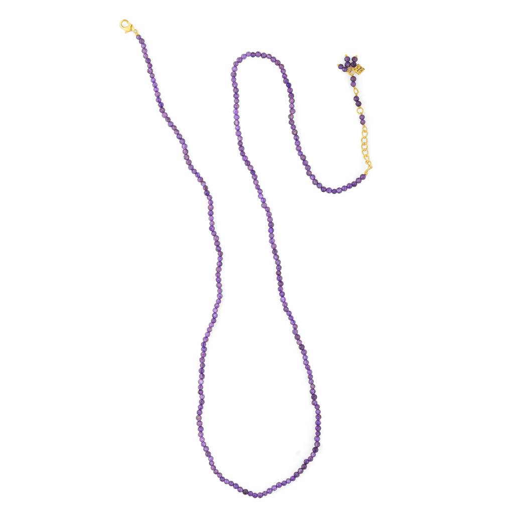 Violet Veil Beaded Bracelet : VioletVeilBeadedBracelet