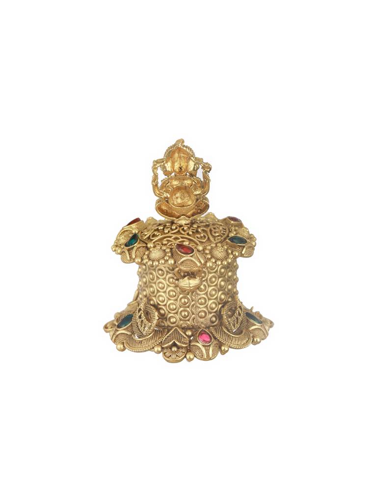 Ganesha Design Handcrafted Traditional Kumkum Box : SJSB2543