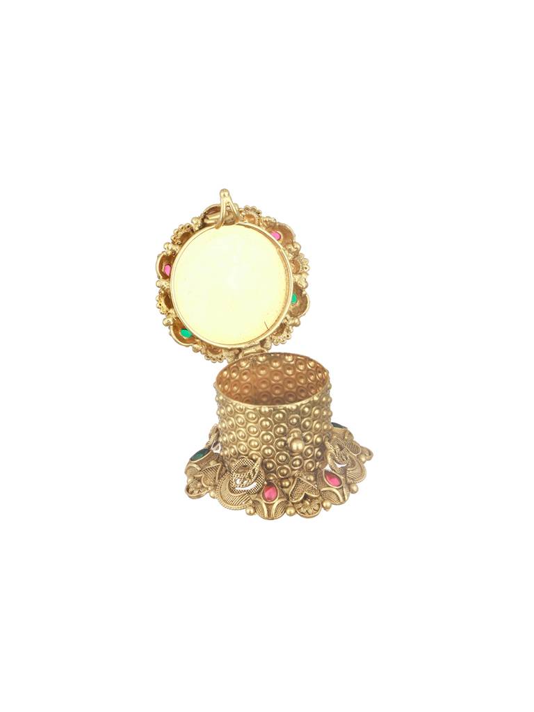 Ganesha Design Handcrafted Traditional Kumkum Box : SJSB2543