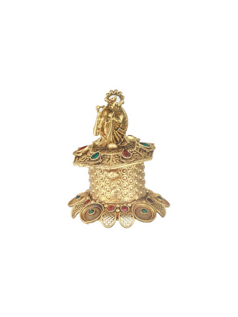 Krishna Radha Design Handcrafted Traditional Kumkum Box : SJSB2545