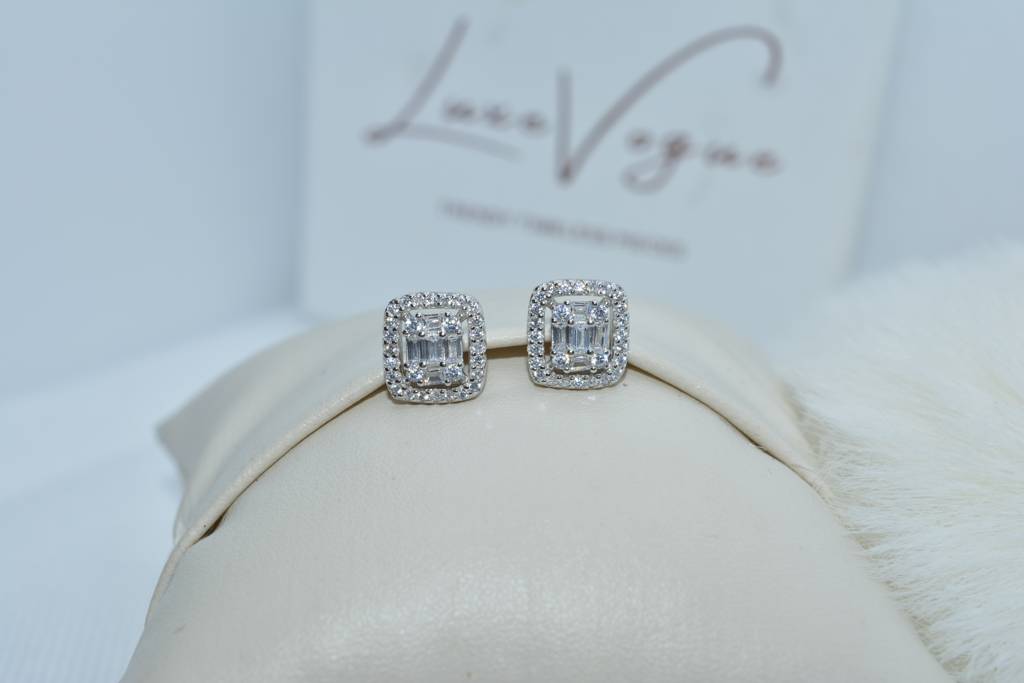 Square Stud Earrings : 273