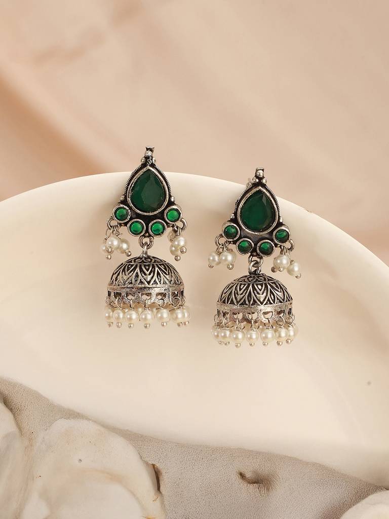 Veerangana Jhumka Style Earrings | Veerangana Jhumka Style