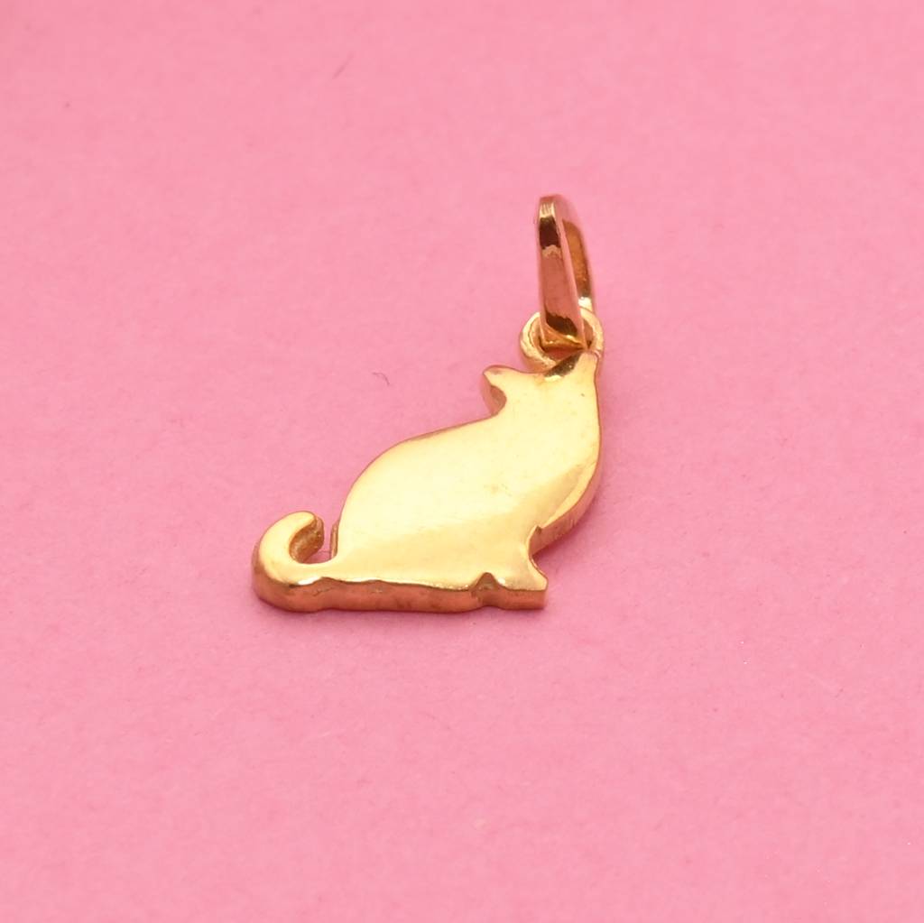 925 Pure Silver Cat Inspired Pendant For Girls And Kids-Pen1010 : PEN1010