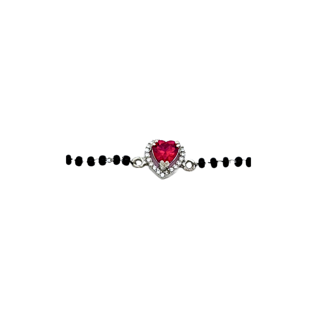 Silver Ruby Vow Bracelet : SS042