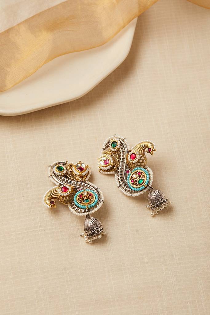 Gauri Pearl Pachi Earrings : PAS007