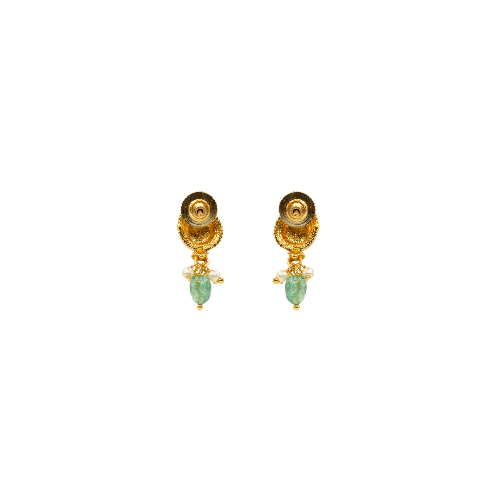 Anvika Necklace Set  – 1 Gram Gold Plated Temple Jewellery : T-34
