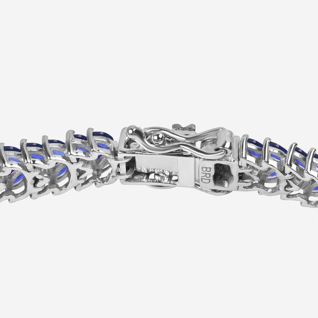 925 Sterling Silver Tanzanite Cz Marquise Vine Bracelet For Women & Girls : BRDVTB