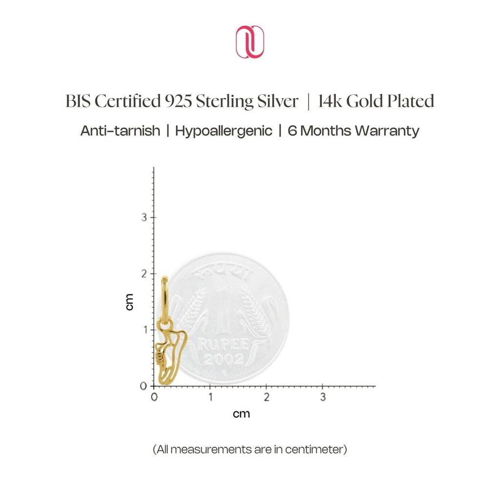 925 Sterling Silver Shoe Charm For Women | Jump Ring | Gift For Women And Girls | With Certificate Of Authentici : ACC00158-RH