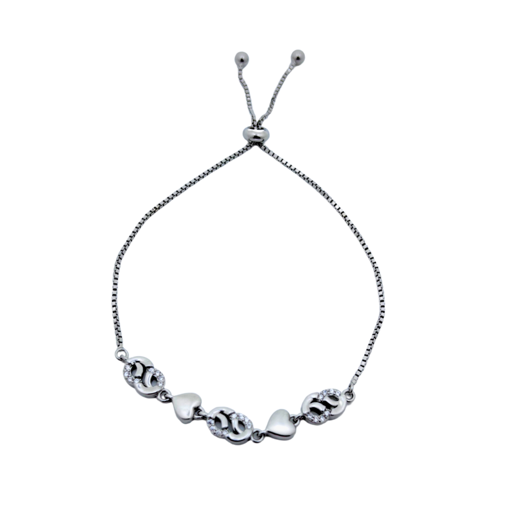 Silver Bound By Love Bracelet : SS128A