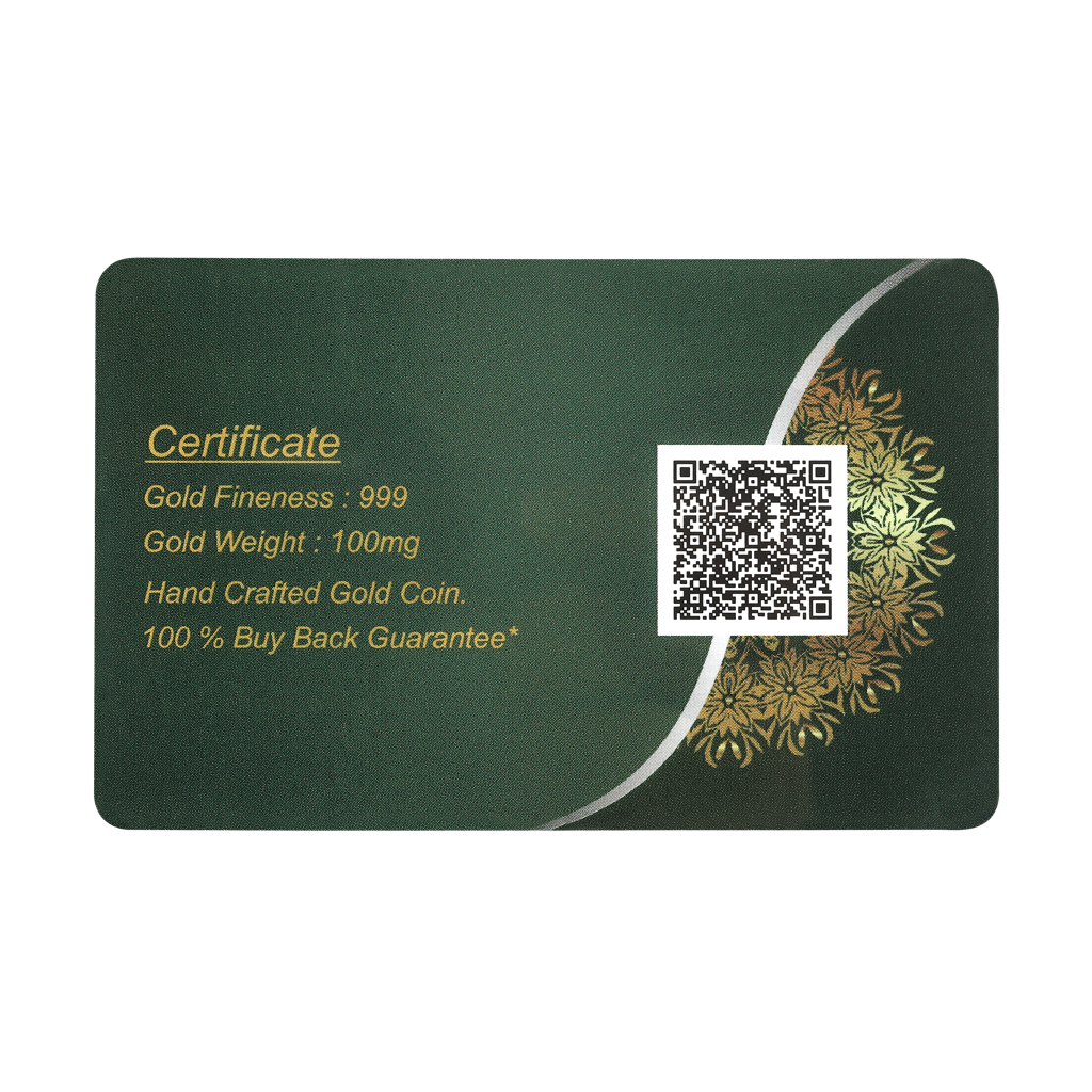 0.1 Gram 24Kt (999) Kalpvruksh : 0100kalpvruksh