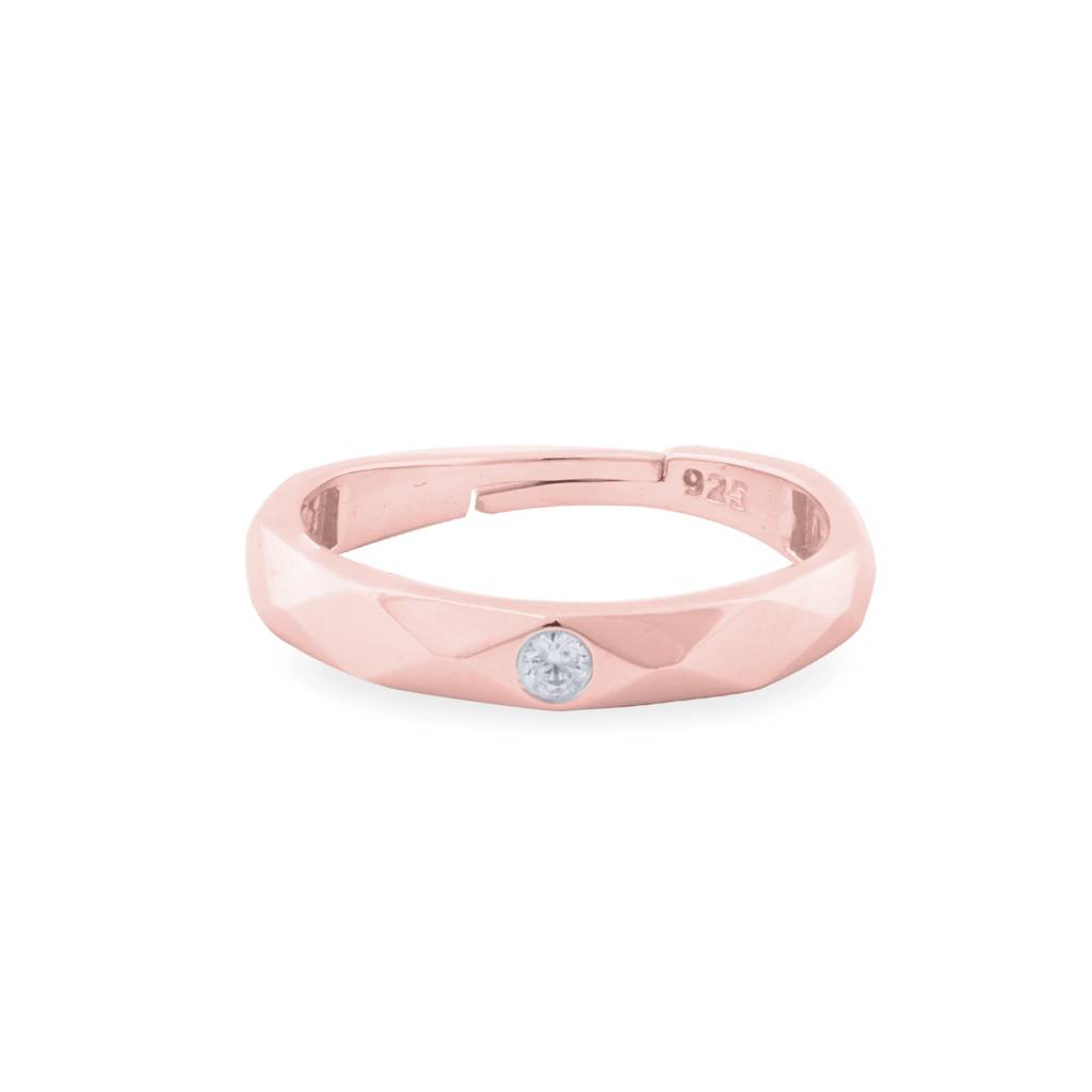 Rose Gold Harmony Women'S Band : ZLCPLR-1001-WR