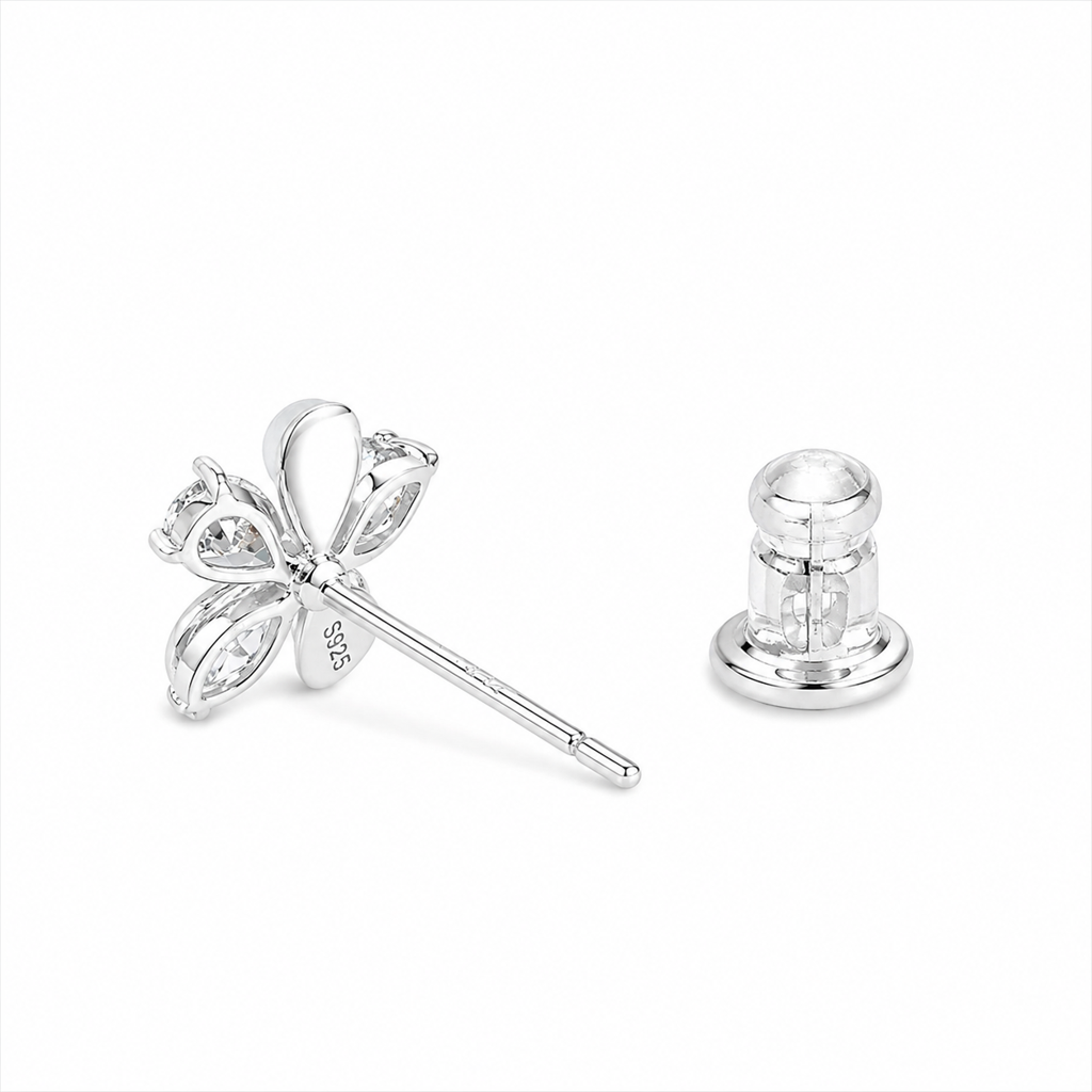Silver Ivory Bow Blossom : WER00099