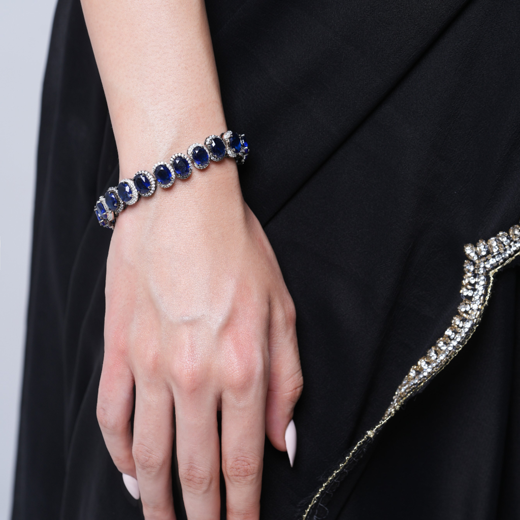 Black Polish Ad Bracelet : CAO0226VIH