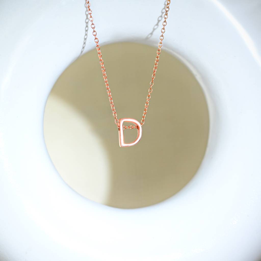 Divine D Initial Necklace : AIN13