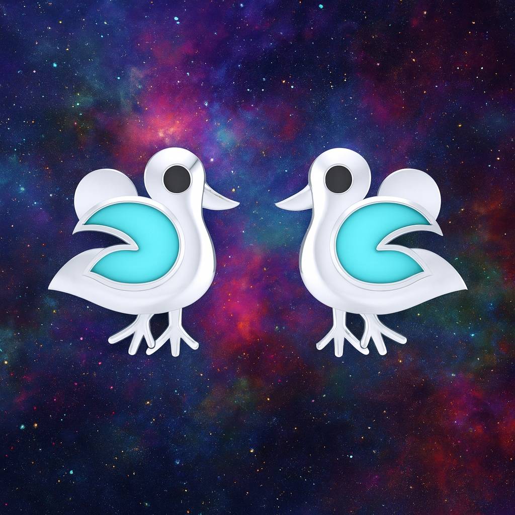 925 Silver Bird Stud Earrings : TWP1345