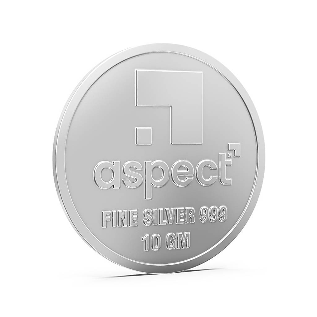 10 Gm Bhai Dooj Silver Color Coin Pure 999 : ABSCC10GMBHDO999B