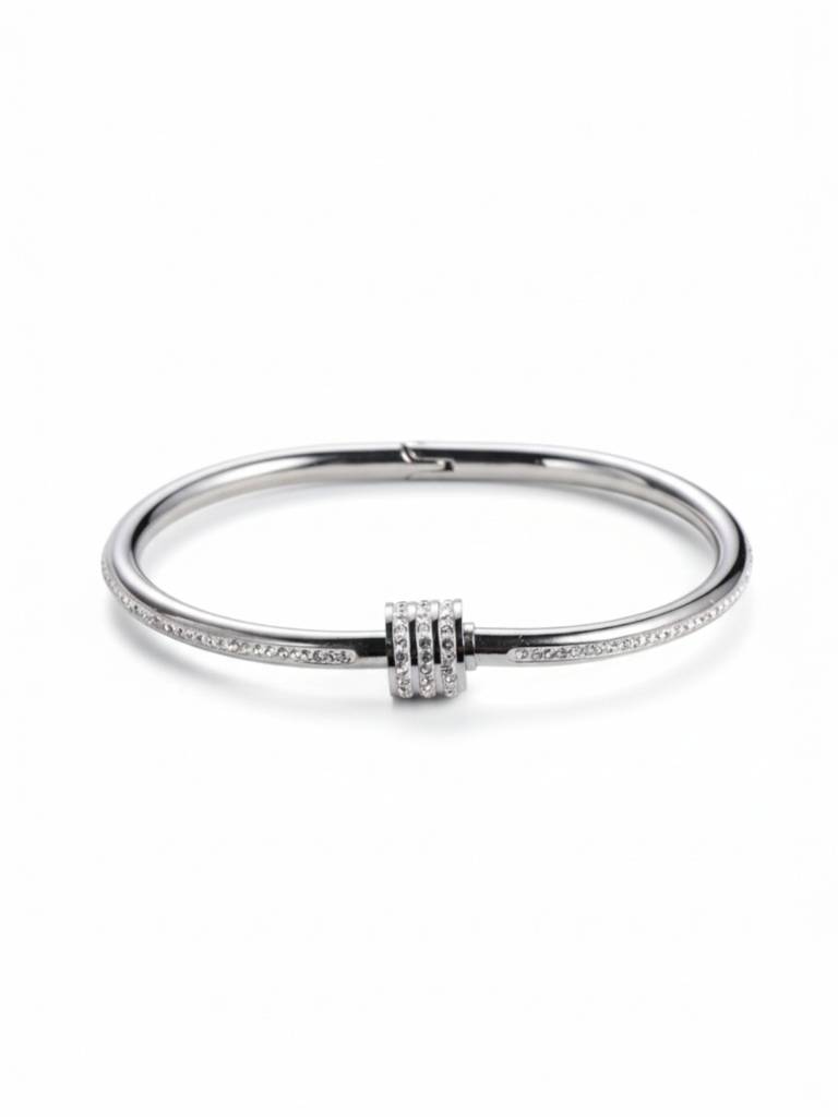Titanium Zircon Bangle : CAO0026NIH