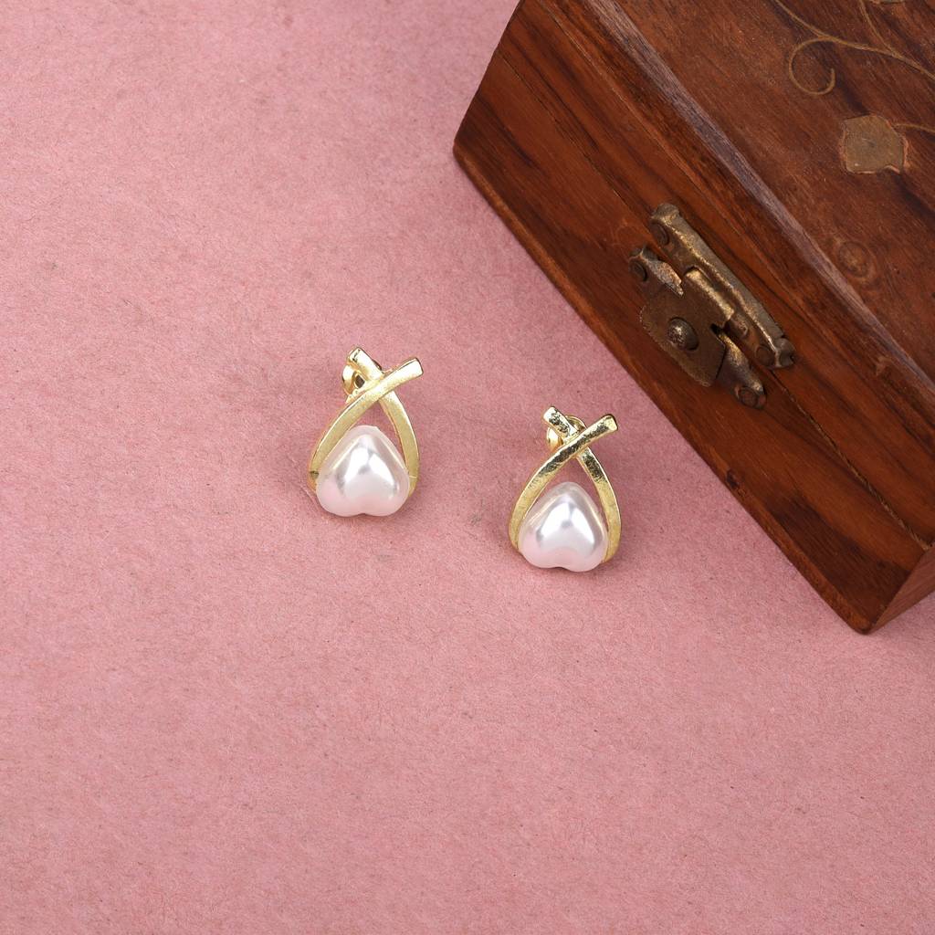 Moonshine Pearl Earrings : PEEARGPP05