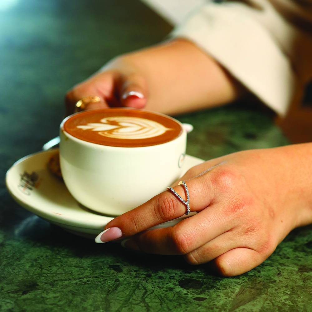Luxe Interlock - Lab Diamond Cocktail Ring : LLRG0105