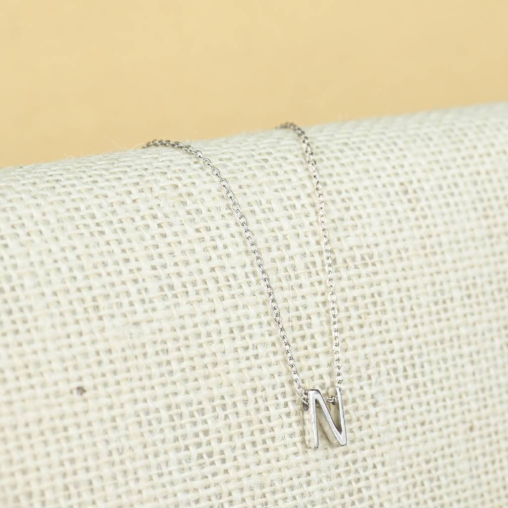Noble N Initial Necklace : GIN133