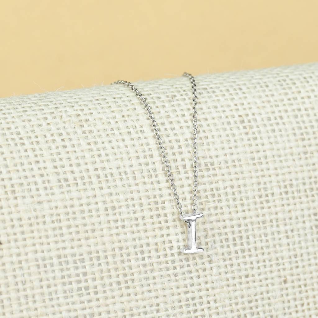 Infinite I Initial Necklace : DIN68