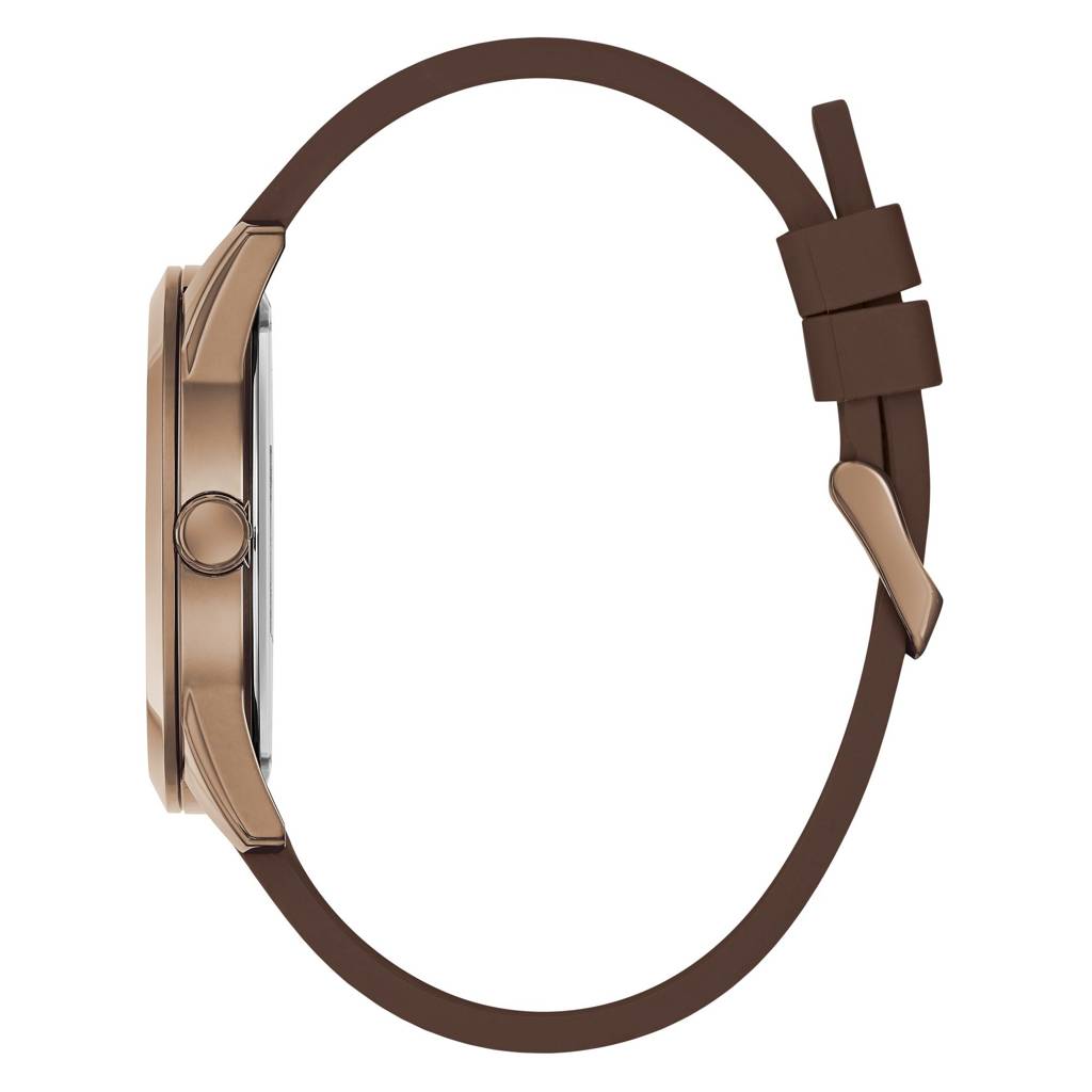 Guess Round 44Mm Blue Dial Analog Men Watch - Gw0894G3 : GW0894G3