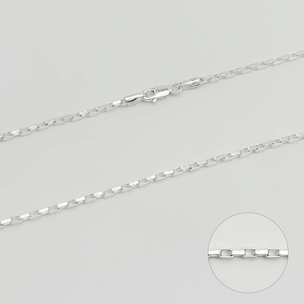 925 Sterling Silver Chain | Unbreakable | For Men & Women | 925 Stamped 20 Inches : CH0110_20