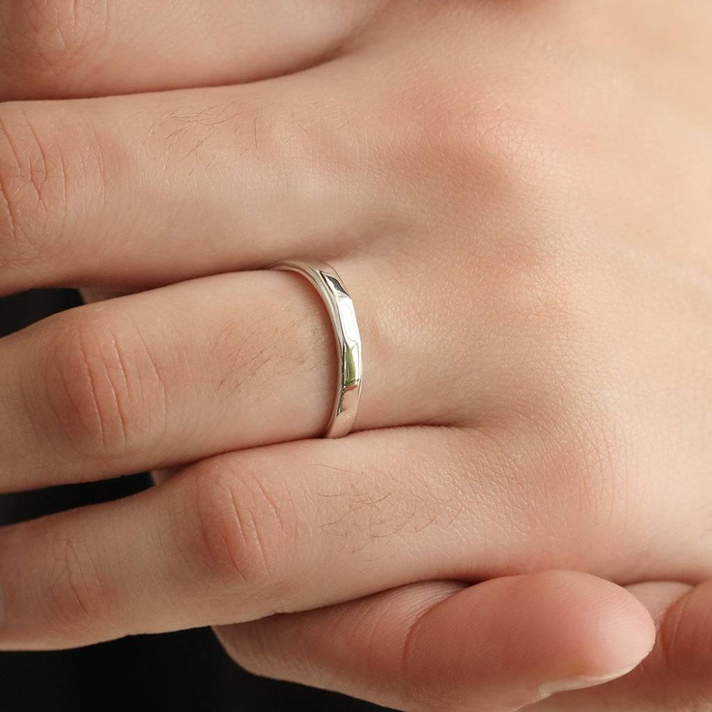 Cohort Band 925 Sterling Silver Ring For Him (Adjustable) : RNG-40060