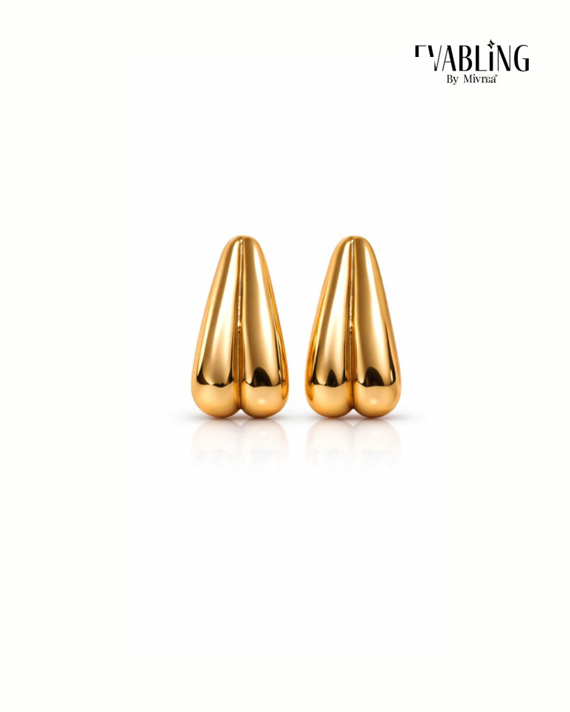 Sculpted Curve Earrings : EBE4