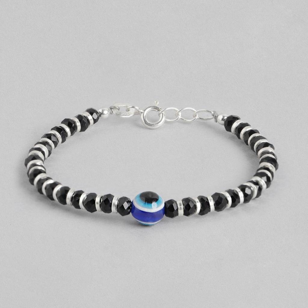 Evil Eye Beaded Beauty 925 Sterling Silver Kids Bracelet (Age : 0 - 3 Years) : K-BR-80007
