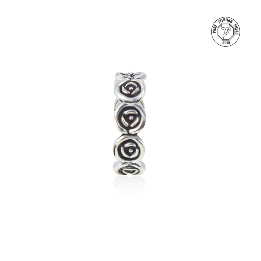 Rosewhirl Sterling Toe Ring : TRTOBJX0029