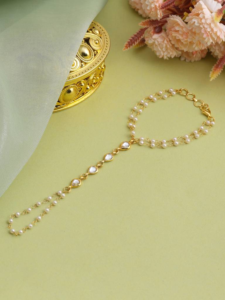Ruby Raang Mannat Pearl Haath Phool : RRKDEC25-43
