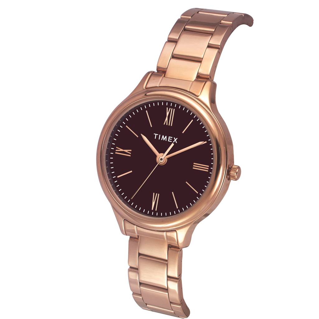 Timex Round 34Mm Dial Analog Women Watch - Twtl121Smu02 : TWTL121SMU02