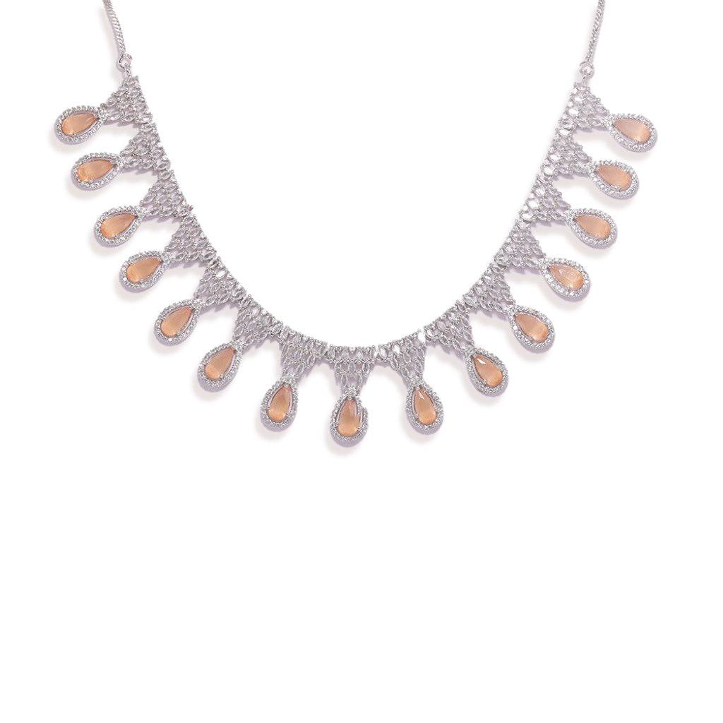 Glowing Droplet Necklace Set : NRO24
