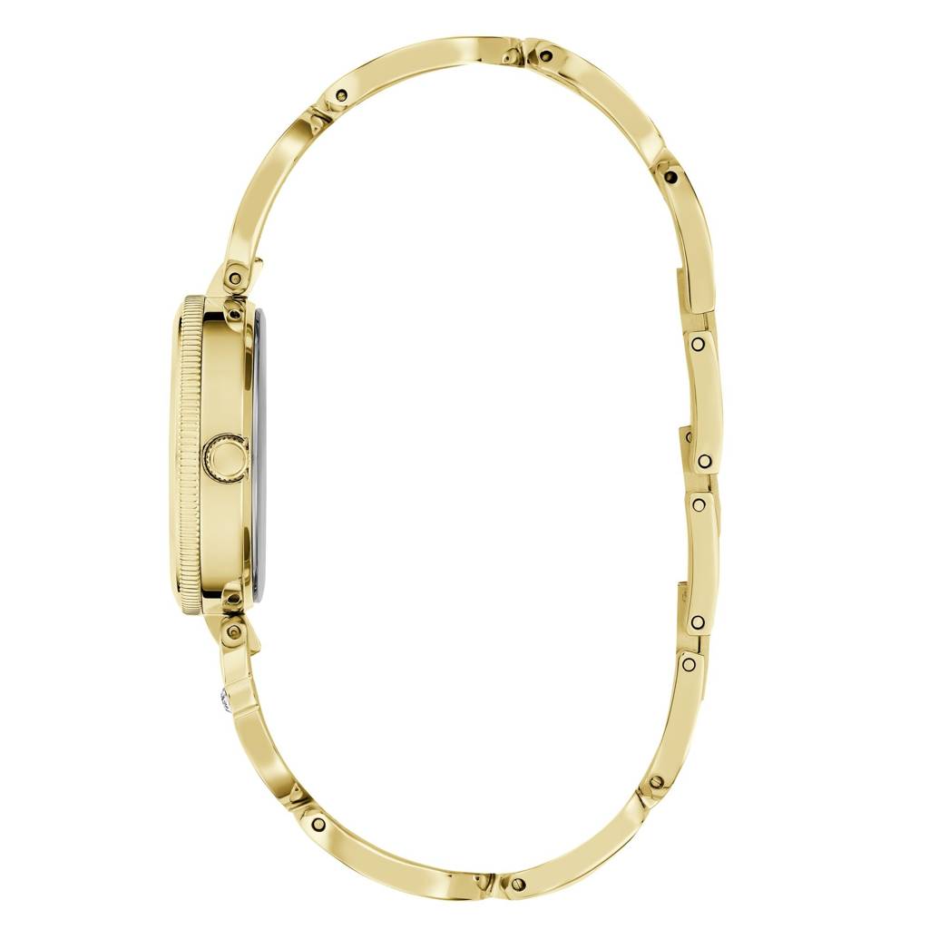 Guess Round 30Mm Gold Dial Analog Women Watch - Gw0759L2 : GW0759L2