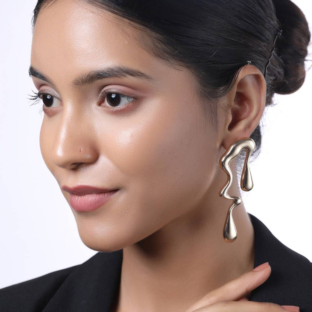 Irregular Exaggerated Statement Earrings : C-568(G)