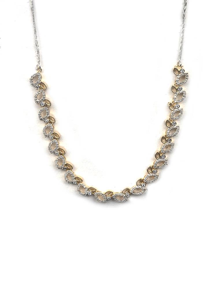 Ad Bela Necklace Set : AD133GANGAJAMUNA