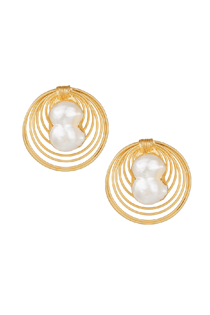 Power Pearl Studs : PR-101