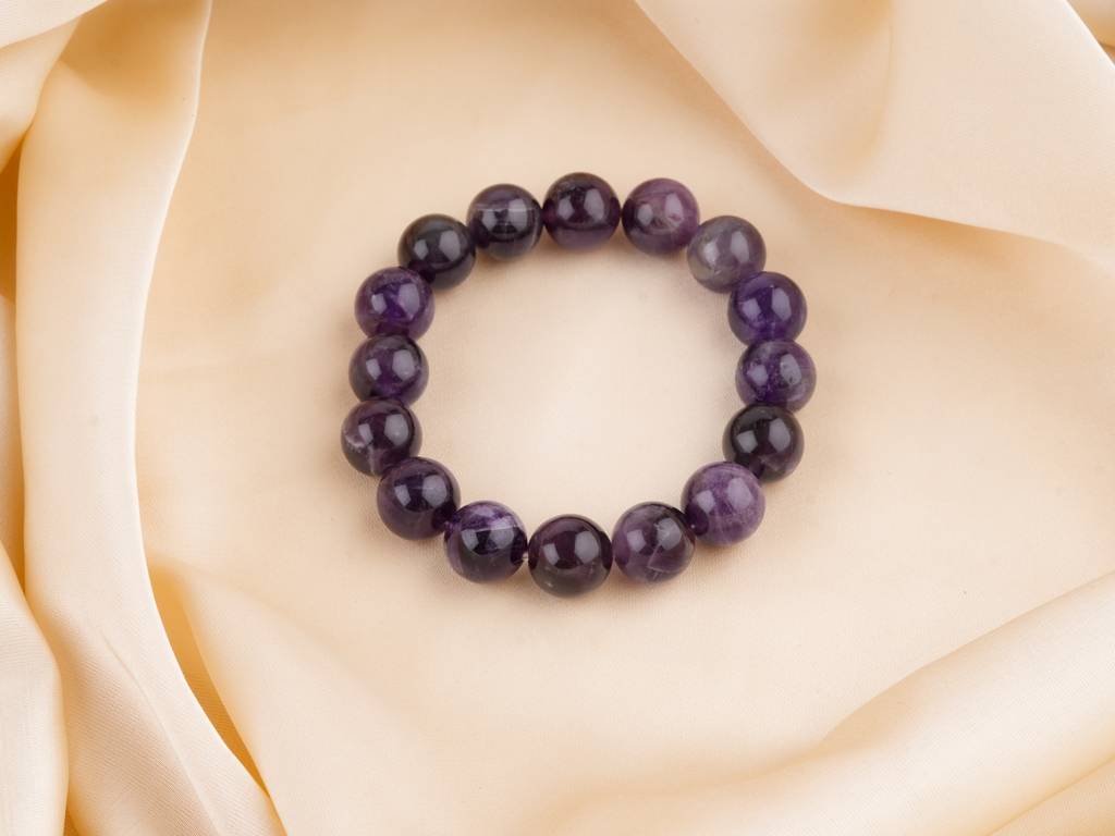 Amethyst Gemstone Bracelet : BBM24