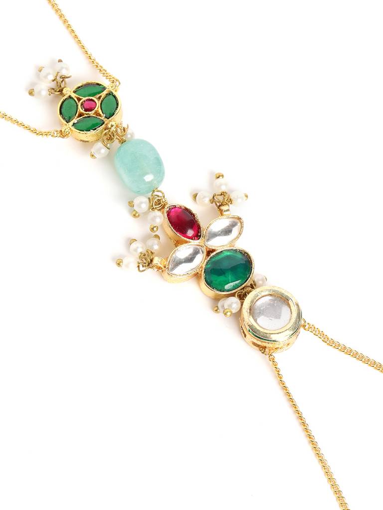 Aarohi Hathphool Bracelet : YI24A0622A